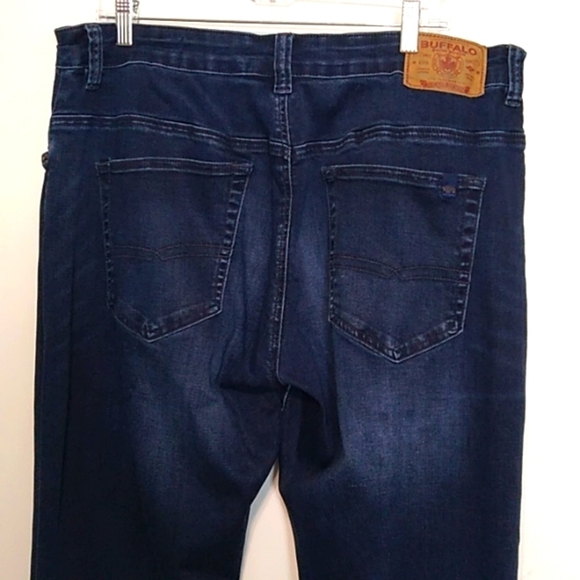 Buffalo David Bitton - Dark Washj Men's Straight Six Jeans - Picture 5 of 8